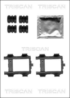 Triscan 8105 231610 - Piederumu komplekts, Disku bremžu uzlikas adetalas.lv