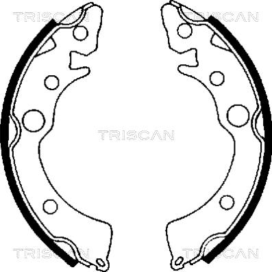 Triscan 8100 40418 - Bremžu loku komplekts adetalas.lv