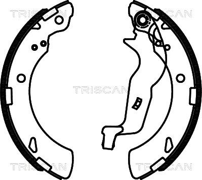 Triscan 8100 40010 - Bremžu loku komplekts adetalas.lv