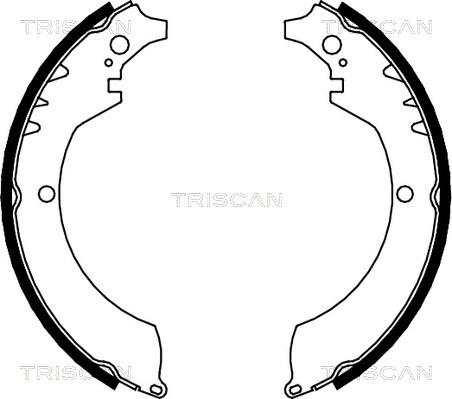 Triscan 8100 41419 - Bremžu loku komplekts adetalas.lv