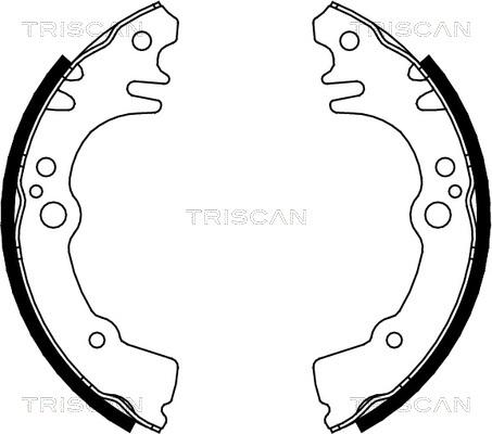 Triscan 8100 41616 - Bremžu loku komplekts adetalas.lv