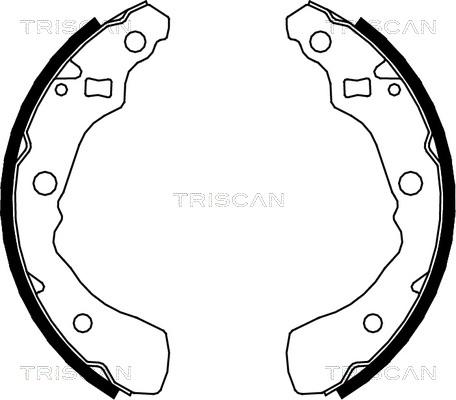 Triscan 8100 41618 - Bremžu loku komplekts adetalas.lv