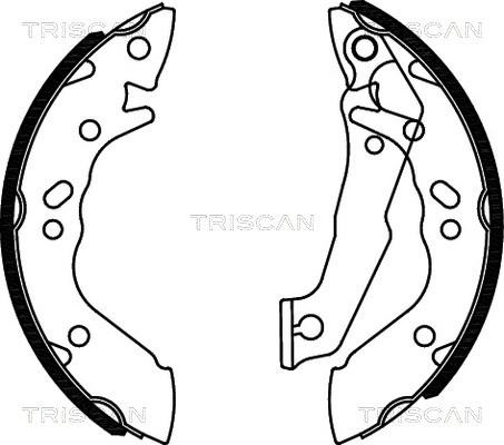 Triscan 8100 43560 - Bremžu loku komplekts adetalas.lv