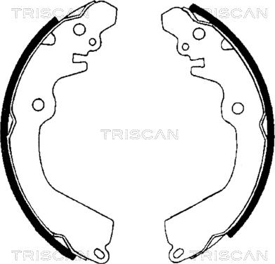 Triscan 8100 42568 - Bremžu loku komplekts adetalas.lv