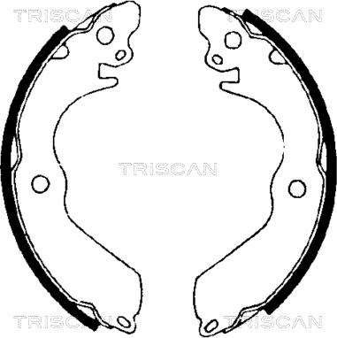 Triscan 8100 42533 - Bremžu loku komplekts adetalas.lv