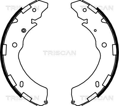 Triscan 8100 42021 - Bremžu loku komplekts adetalas.lv