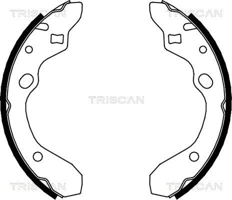 Triscan 8100 50546 - Bremžu loku komplekts adetalas.lv