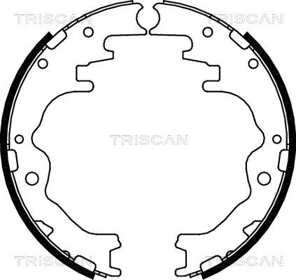 Triscan 8100 50526 - Bremžu loku komplekts adetalas.lv