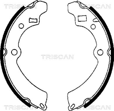 Triscan 8100 69521 - Bremžu loku komplekts adetalas.lv