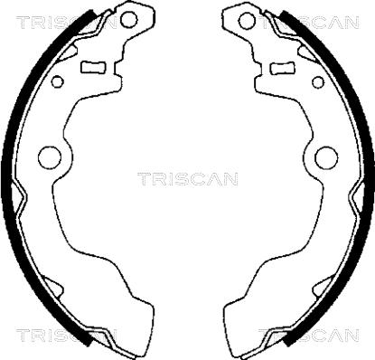 Triscan 8100 69002 - Bremžu loku komplekts adetalas.lv