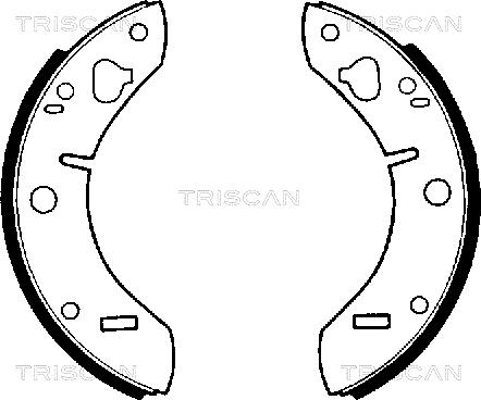 Triscan 8100 65011 - Bremžu loku komplekts adetalas.lv