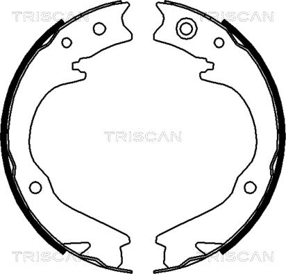 Triscan 8100 68003 - Bremžu loku kompl., Stāvbremze adetalas.lv