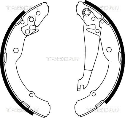 Triscan 8100 67631 - Bremžu loku komplekts adetalas.lv