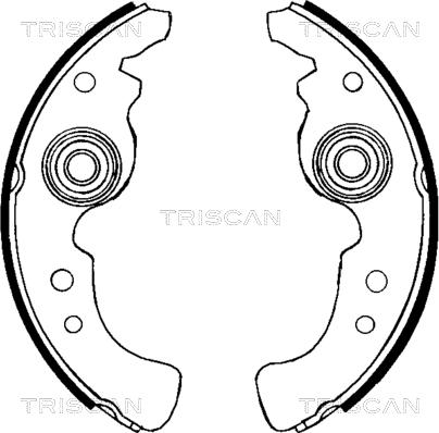 Triscan 8100 15486 - Bremžu loku komplekts adetalas.lv