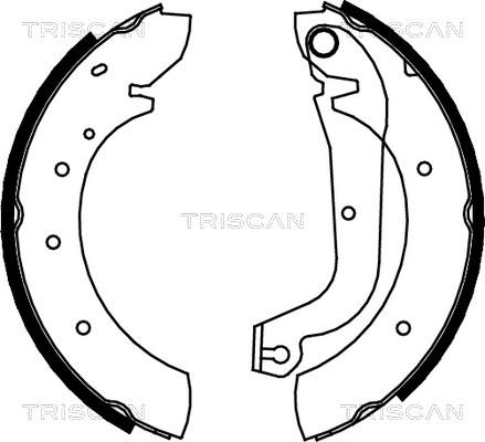 Triscan 8100 15480 - Bremžu loku komplekts adetalas.lv