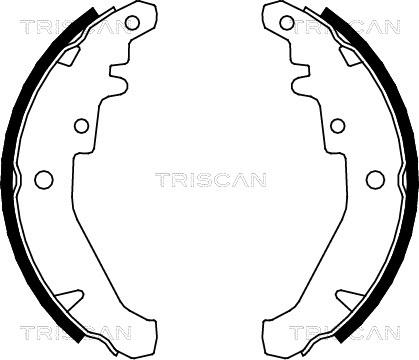 Triscan 8100 15026 - Bremžu loku komplekts adetalas.lv