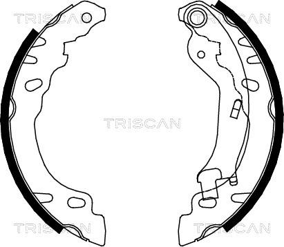 Triscan 8100 15022 - Bremžu loku komplekts adetalas.lv