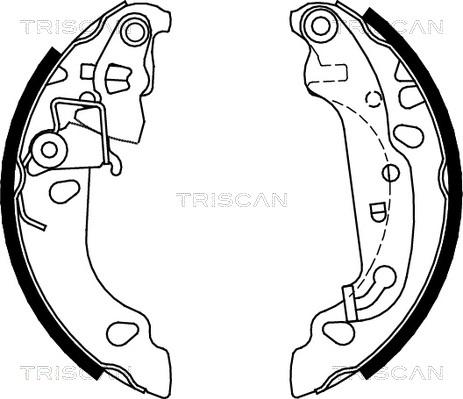 Triscan 8100 16008 - Bremžu loku komplekts adetalas.lv