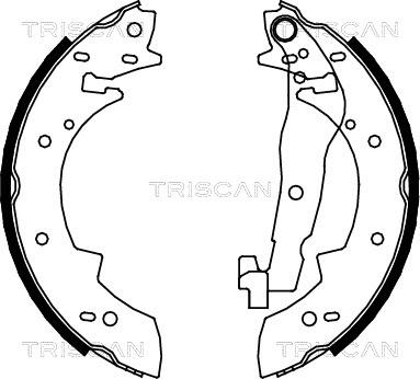 Triscan 8100 10447 - Bremžu loku komplekts adetalas.lv