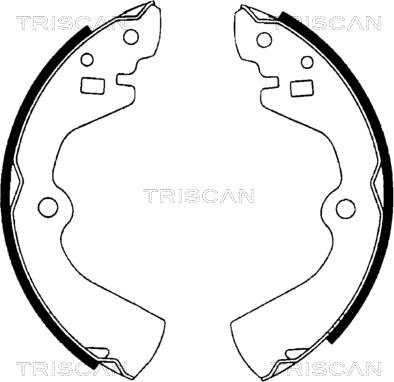 Triscan 8100 10464 - Bremžu loku komplekts adetalas.lv