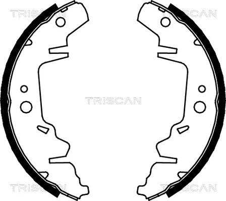 Triscan 8100 10593 - Bremžu loku komplekts adetalas.lv