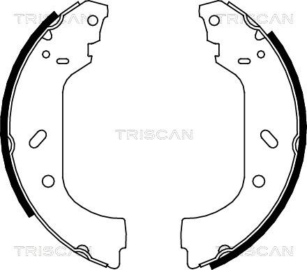 Triscan 8100 10588 - Bremžu loku komplekts adetalas.lv