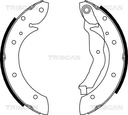 Triscan 8100 10575 - Bremžu loku komplekts adetalas.lv