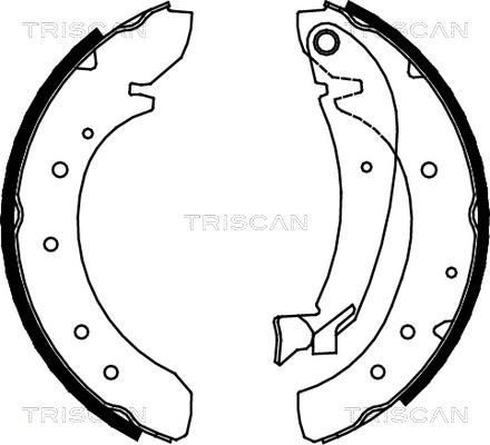 Triscan 8100 10576 - Bremžu loku komplekts adetalas.lv