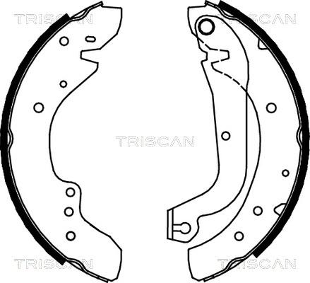 Triscan 8100 10577 - Bremžu loku komplekts adetalas.lv