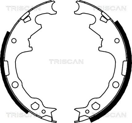 Triscan 8100 10001 - Bremžu loku komplekts adetalas.lv