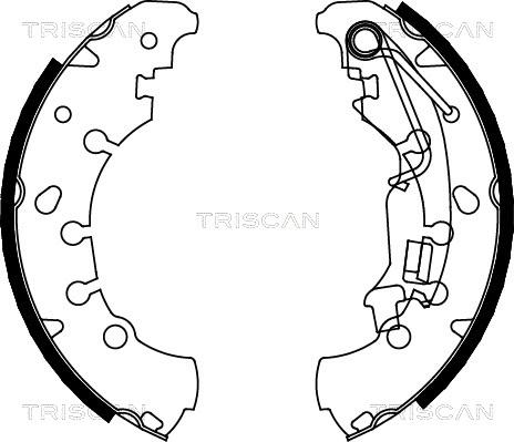 Triscan 8100 10011 - Bremžu loku komplekts adetalas.lv