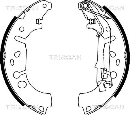 Triscan 8100 10012 - Bremžu loku komplekts adetalas.lv