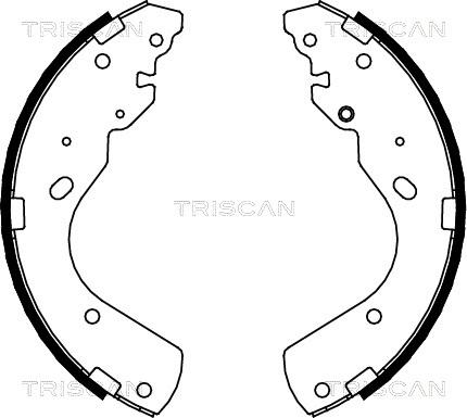 Triscan 8100 10017 - Bremžu loku komplekts adetalas.lv