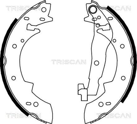 Triscan 8100 10307 - Bremžu loku komplekts adetalas.lv