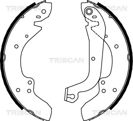 Triscan 8100 10374 - Bremžu loku komplekts adetalas.lv