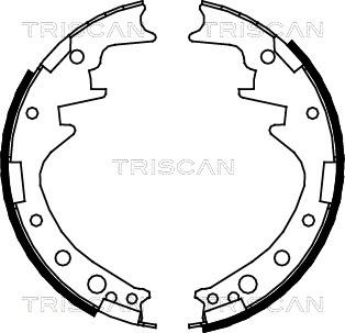 Triscan 8100 10378 - Bremžu loku komplekts adetalas.lv