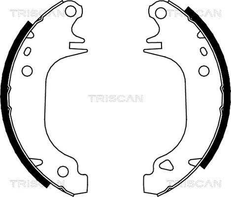 Triscan 8100 10372 - Bremžu loku komplekts adetalas.lv