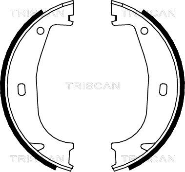 Triscan 8100 11553 - Bremžu loku kompl., Stāvbremze adetalas.lv