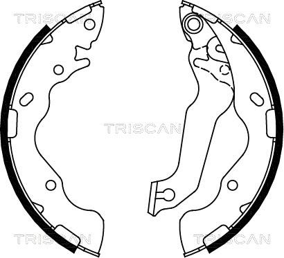 Triscan 8100 18009 - Bremžu loku komplekts adetalas.lv