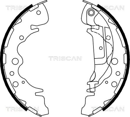 Triscan 8100 18003 - Bremžu loku komplekts adetalas.lv