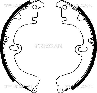 Triscan 8100 13423 - Bremžu loku komplekts adetalas.lv