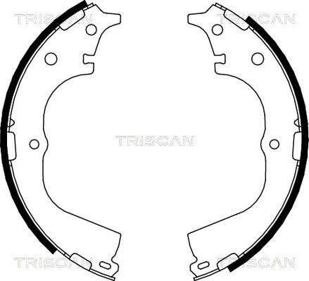 Triscan 8100 13557 - Bremžu loku komplekts adetalas.lv