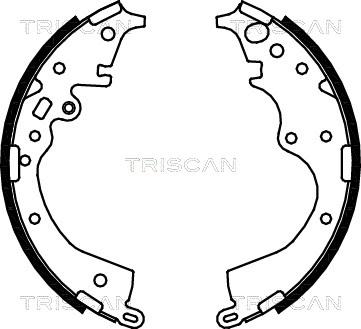 Triscan 8100 13043 - Bremžu loku komplekts adetalas.lv