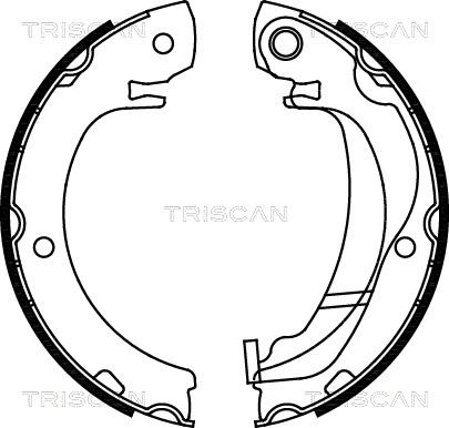 Triscan 8100 13047 - Bremžu loku kompl., Stāvbremze adetalas.lv