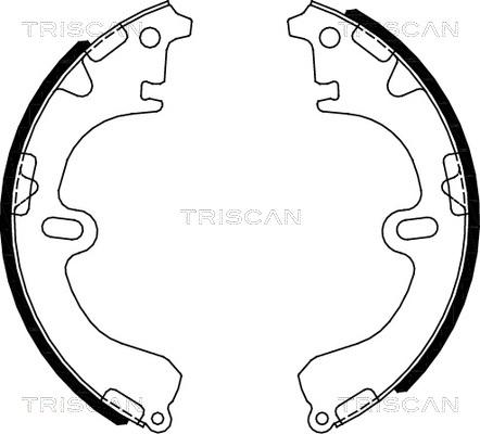 Triscan 8100 13051 - Bremžu loku komplekts adetalas.lv