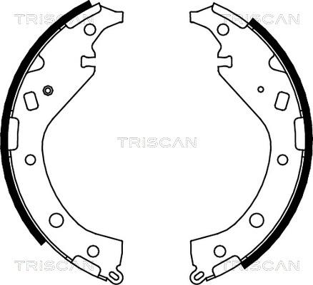 Triscan 8100 13034 - Bremžu loku komplekts adetalas.lv