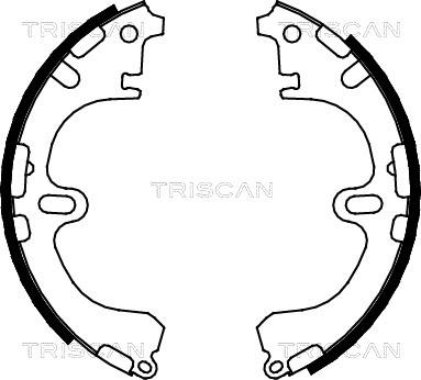 Triscan 8100 13032 - Bremžu loku komplekts adetalas.lv