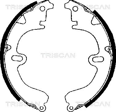 Triscan 8100 13392 - Bremžu loku komplekts adetalas.lv