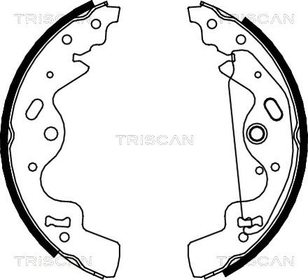 Triscan 8100 17010 - Bremžu loku komplekts adetalas.lv