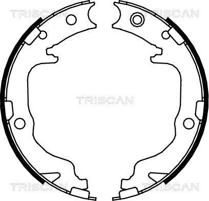 Triscan 8100 80010 - Bremžu loku kompl., Stāvbremze adetalas.lv